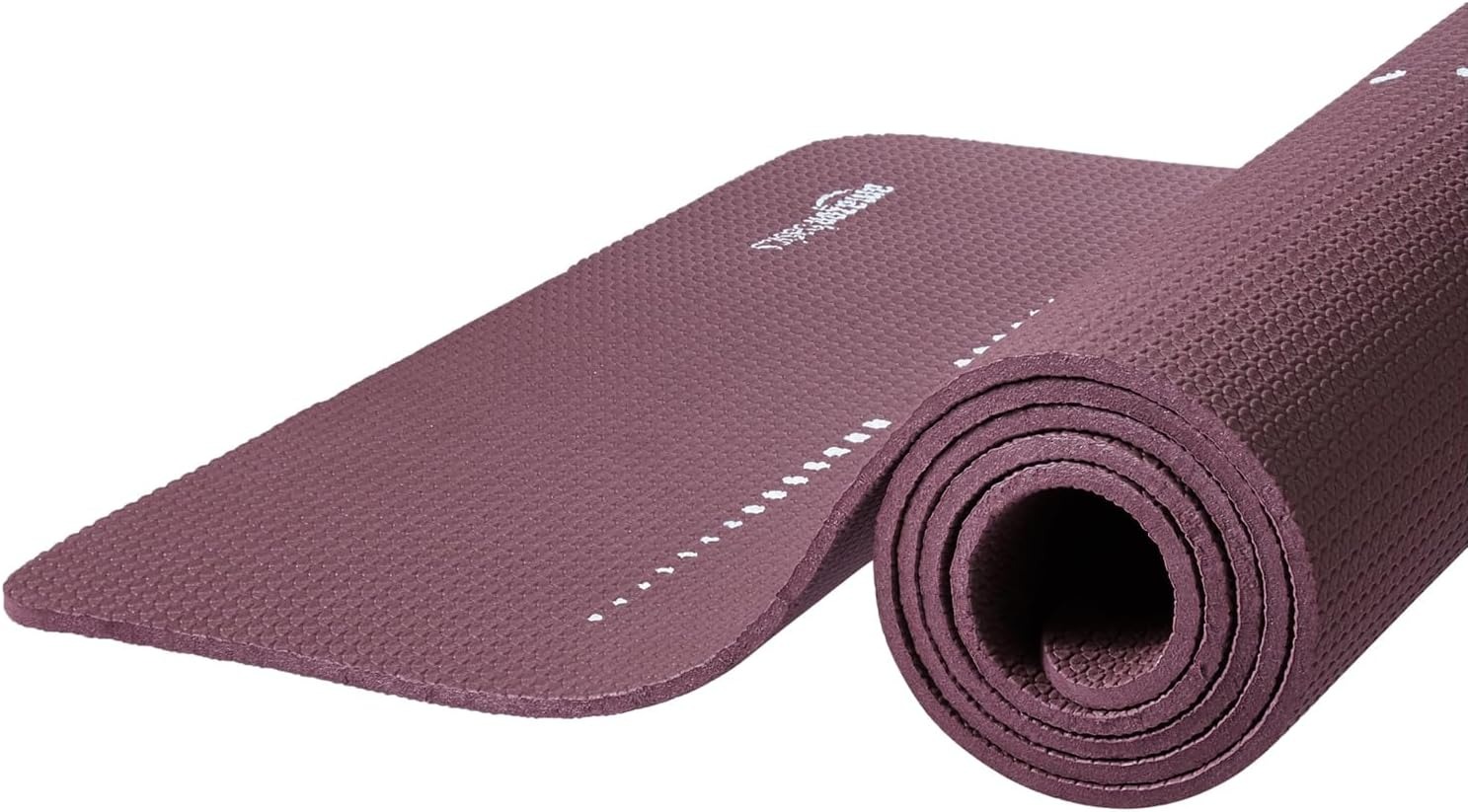 HealthSense Yoga Mat for Women & Men | Exercise Gym Mat for Home Workout with Carry Rope, NBR Material, Anti-Slip Design, 6mm Thick, Dual Color – YM 602 (Black & Grey) - Image 5